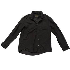 Sunrise Kingdom Men’s Long Sleeve Corduroy Button Up Brown Shirt Sz M